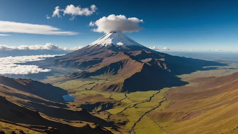 Cotopaxi volcano in the Ecuadorian Andes